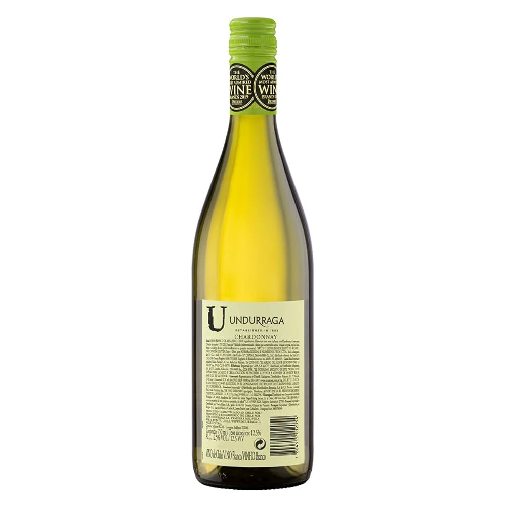 ユー・バイ・ウンドラーガ　シャルドネ　750ｍｌ　１２本 Amazon.co.jp: ユー・バイ・ウンドラーガ シャルドネ [ 白ワイン